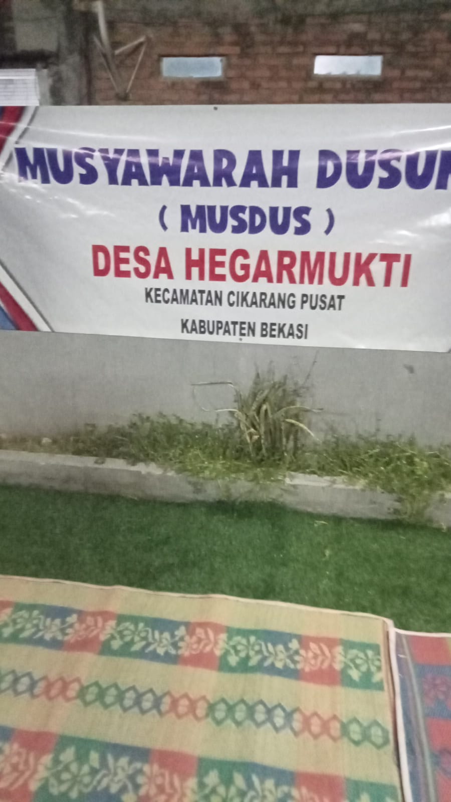 **BPD dan Kepala Desa Hegarmukti Gelar Musyawarah Dusun I, II, dan III**